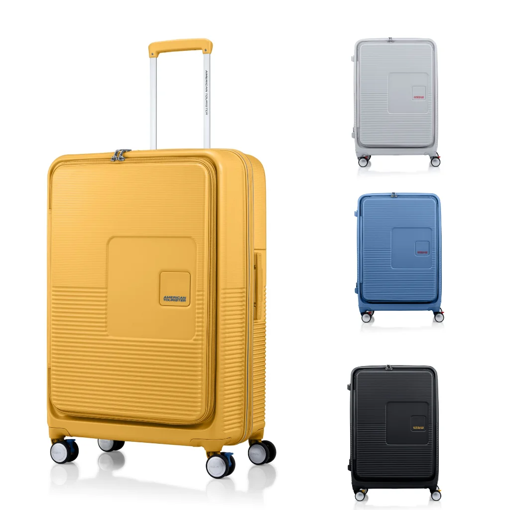 AMERICAN TOURISTER กระเป๋าเดินทางล้อลากขยายได้ (28นิ้ว) รุ่น CUBECRAFT #กระเป๋าเดินทาง #กระเป๋าล้อลาก #กระเป๋าเดินทางล้อลาก #อุปกรณ์เดินทาง