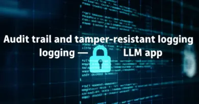 การบันทึกและ Audit Trail สำหรับแอป LLM: ข้อมูลที่ควรเก็บ, รูปแบบล็อก, การป้องกันการปลอมแปลง และนโยบายการเก็บรักษา