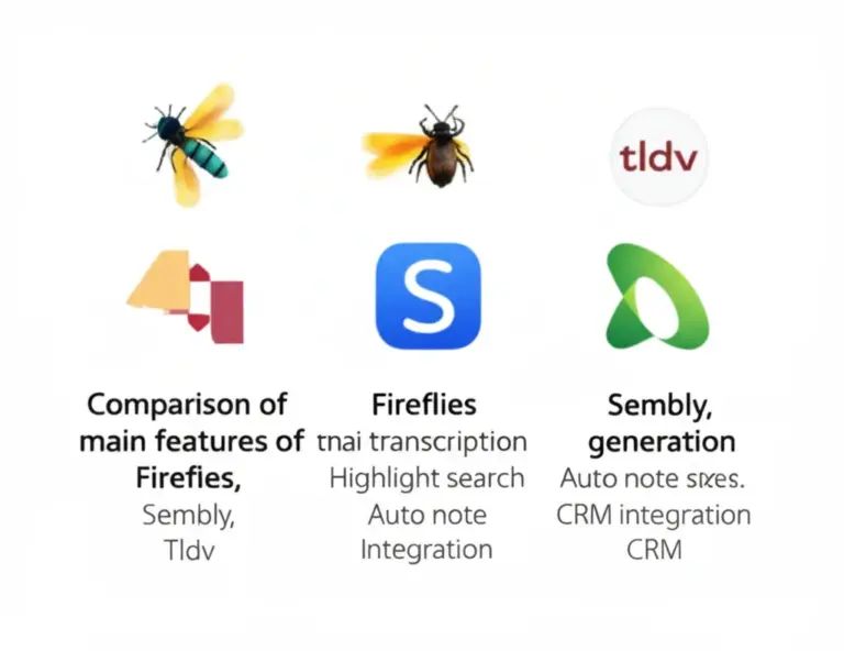 เปรียบเทียบฟีเจอร์หลักของ Fireflies, Sembly, tldv: การถอดเสียง ภาษาไทย การค้นหาไฮไลท์ การสร้างโน้ตอัตโนมัติ และการรวมระบบ CRM