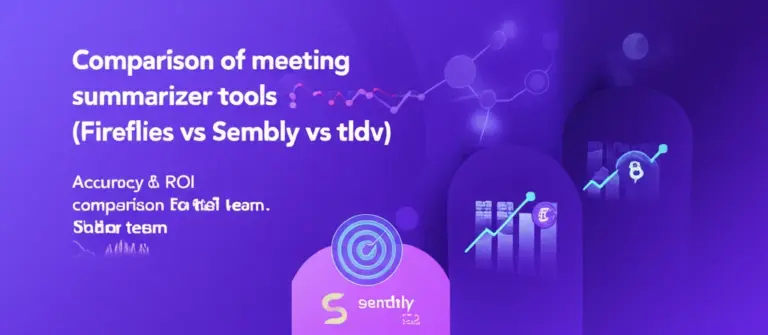เลือกเครื่องมือสรุปประชุม Fireflies vs Sembly vs tldv ใครตอบโจทย์ทีมขาย: เปรียบเทียบฟีเจอร์ ความแม่นยำ และ ROI เพื่อทีมขายไทย