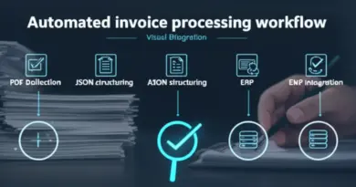 Workflow รวบรวมใบแจ้งหนี้ PDF -> OCR -> จัดโครง JSON -> ส่งเข้า ERP: วิธีออกแบบระบบอัตโนมัติสำหรับธุรกิจในไทยที่ลดงานมือและเพิ่มความแม่นยำ