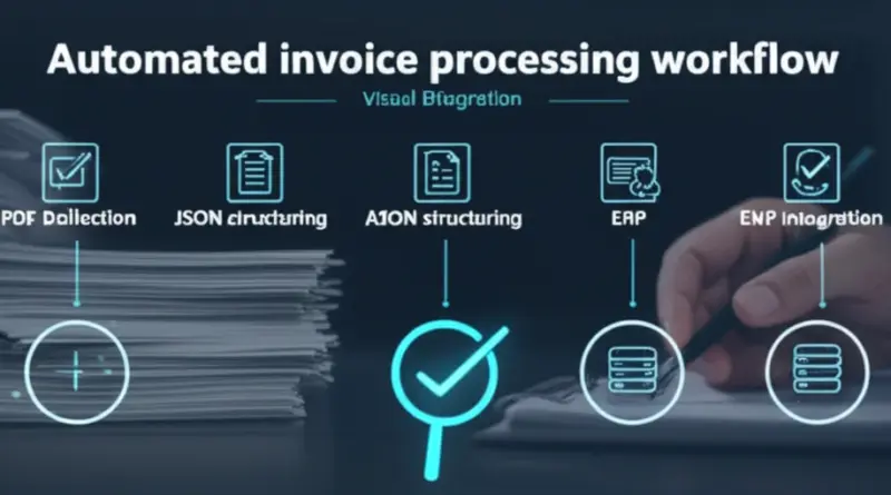 Workflow รวบรวมใบแจ้งหนี้ PDF -> OCR -> จัดโครง JSON -> ส่งเข้า ERP: วิธีออกแบบระบบอัตโนมัติสำหรับธุรกิจในไทยที่ลดงานมือและเพิ่มความแม่นยำ