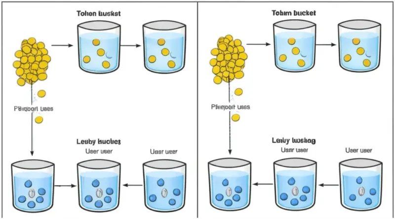 การออกแบบนโยบายการกำหนดอัตรา (Rate Limiting) อย่างมีประสิทธิภาพ: เทคนิคแบบ Token Bucket, Leaky Bucket, และการกำหนดคิวสำหรับผู้ใช้และแอปพลิเคชัน