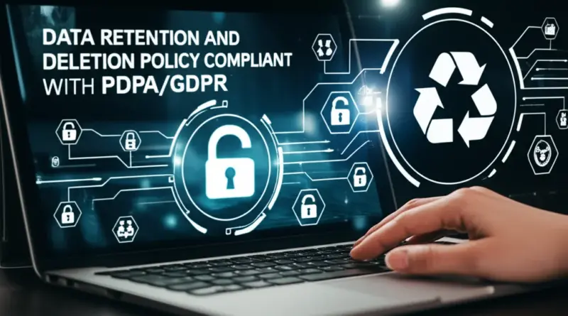 นโยบายการเก็บ รักษา และลบข้อมูล (Data Retention & Deletion) ที่สอดคล้องกับ PDPA/GDPR สำหรับระบบ LLM