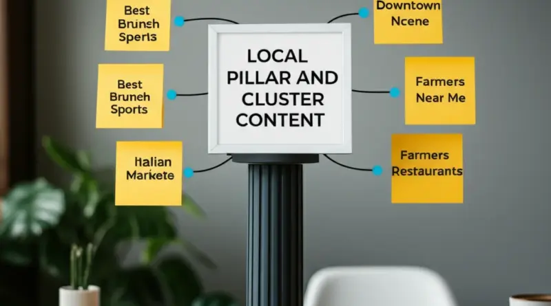 ออกแบบคอนเทนต์เสาหลัก (Pillar) และคลัสเตอร์ (Cluster) สำหรับธุรกิจท้องถิ่น: โครงสร้าง, หัวข้อย่อย, และการจับคีย์เวิร์ดเชิงภูมิศาสตร์