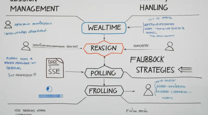 ออกแบบฟลูว์การสื่อสารแบบเรียลไทม์: เมื่อไรใช้ Realtime vs SSE, การจัดการ session, latency, และ fallback strategies