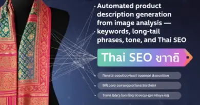 เทคนิคการเขียนคำบรรยายสินค้าอัตโนมัติจากผลลายภาพ (keywords, long-tail, tone และภาษาไทยแบบ SEO)