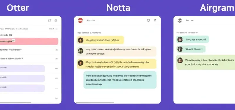 เปรียบเทียบฟีเจอร์หลัก Otter vs Notta vs Airgram สำหรับการประชุมทีม: การถอดเสียงภาษาไทย, แก้ไขบันทึก, สรุปอัตโนมัติ