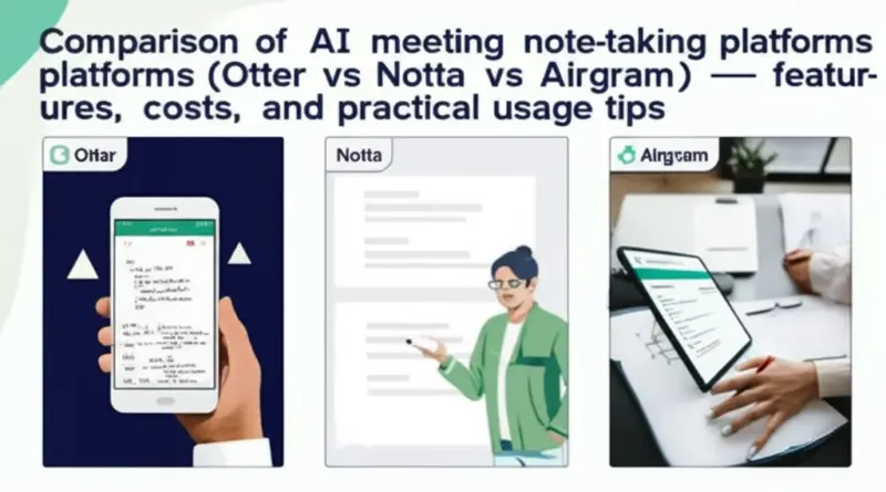 เลือกแพลตฟอร์ม AI Note-taking Otter vs Notta vs Airgram สำหรับทีมประชุมไทย: เปรียบเทียบฟีเจอร์ ค่าใช้จ่าย และข้อแนะนำการใช้งานจริง