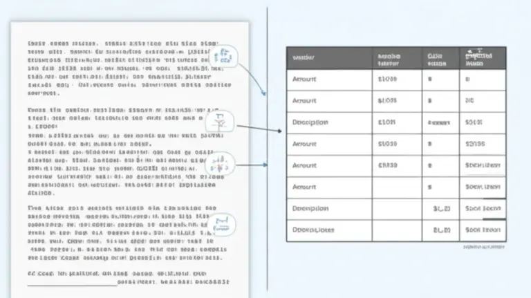 แปลงข้อความเป็นโครง JSON ที่สอดคล้องกับ ERP: ออกแบบโครง JSON, แมปฟิลด์ (ผู้จำหน่าย, เลขที่ใบแจ้งหนี้, วันที่, เงื่อนไขการชำระเงิน, รายการค่าใช้จ่าย) และวิธีจัดการกรณีข้อมูลขาดหรือซ้ำ