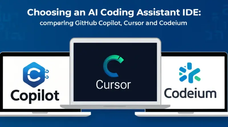 เลือก IDE AI Coding Assistant: เปรียบเทียบ GitHub Copilot vs Cursor vs Codeium เพื่อเลือกเครื่องมือที่เหมาะกับนักพัฒนาไทย