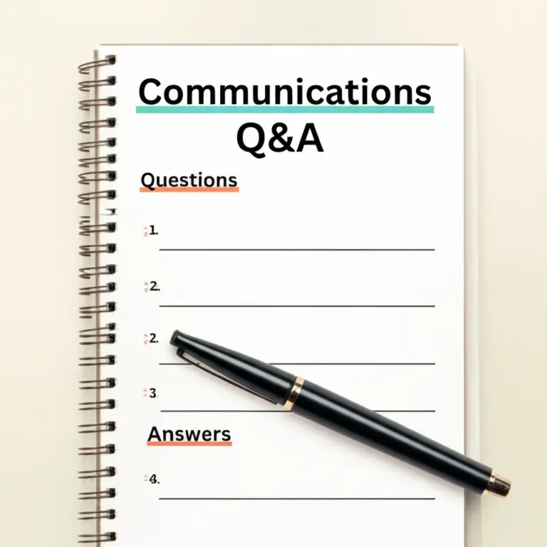 โครงสร้างเนื้อหา Q&A มาตรฐาน (คำถาม-คำตอบ) สำหรับการสื่อสารในวิกฤตสื่อ