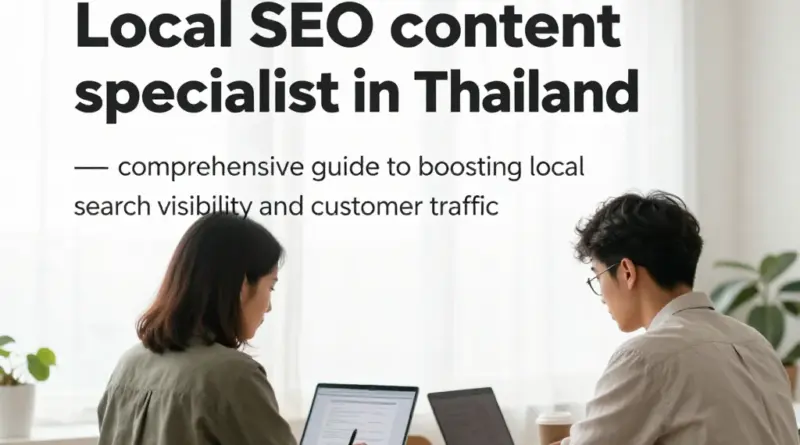 Local SEO Content Specialist ในไทย: คู่มือครบจบเพื่อเพิ่มการมองเห็นและลูกค้าที่มาจากการค้นหาในพื้นที่