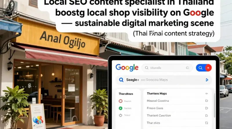 Local SEO Content Specialist ในไทย: วิธีเพิ่มการมองเห็นร้านค้าท้องถิ่นบน Google อย่างยั่งยืน