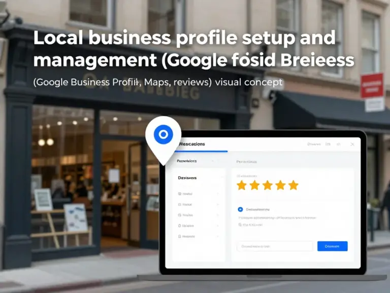 การสร้างและจัดการโปรไฟล์ธุรกิจท้องถิ่น (Google Business Profile, แผนที่, รีวิว) เพื่อเพิ่มความน่าเชื่อถือและการค้นหา