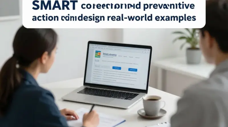 การออกแบบแผนแก้ไข (Corrective Action / Preventive Action) แบบ SMART พร้อมตัวอย่างการใช้งานจริง