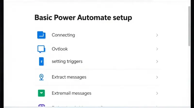 ตั้งค่า Power Automate เบื้องต้น: การเชื่อมต่อ Outlook, การตั้งทริกเกอร์ และการดึงข้อความอีเมล
