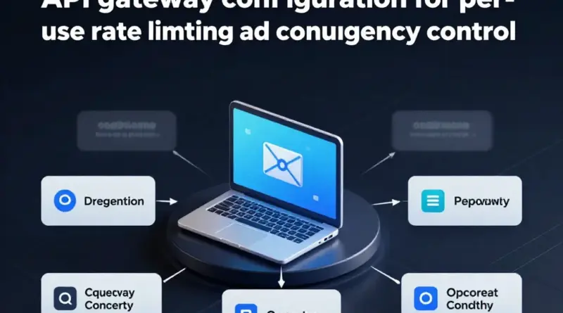 ตั้งค่าและกำหนดค่า API Gateway เพื่อจำกัดอัตราการเรียกใช้งาน (rate limiting) และควบคุมคอนเคอร์เรนซีสำหรับแต่ละผู้ใช้