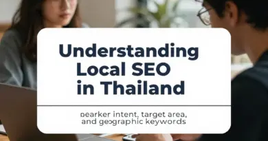 ทำความเข้าใจ Local SEO ในบริบทไทย: เจตนาผู้ค้นหา พื้นที่เป้าหมาย และคำค้นหาเชิงภูมิศาสตร์