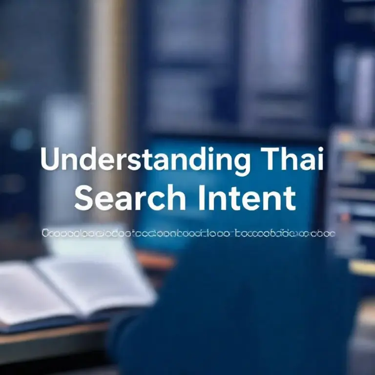 ทำความเข้าใจ Search Intent ของลูกค้าไทย: วิธีวิเคราะห์คีย์เวิร์ดท้องถิ่นและพฤติกรรมการค้นหาเพื่อกำหนดหัวข้อคอนเทนต์ที่ตรงใจ