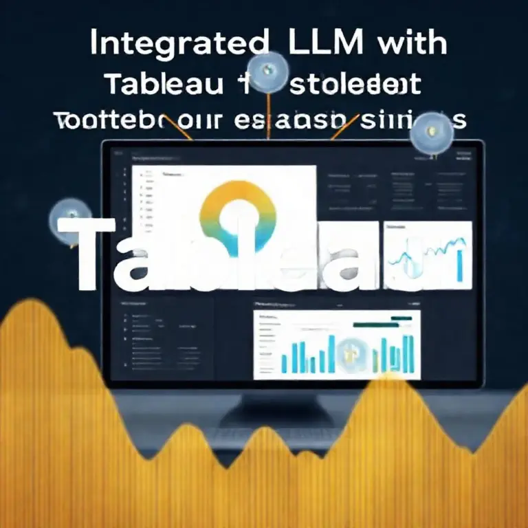 ทำความเข้าใจเจตนาและกรณีใช้งาน — ทำไมต้องผสาน LLM กับ Tableau เพื่อคำอธิบายแดชบอร์ดเชิงบริบท