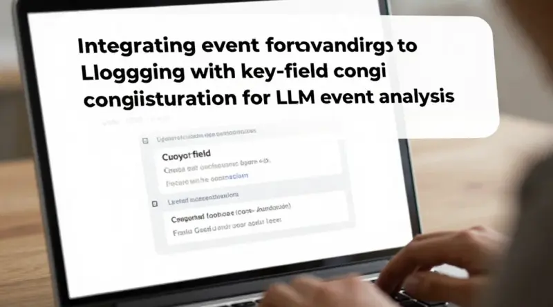 ผสานระบบตรวจสอบเหตุการณ์ (event forwarding) ไปยัง Cloud Logging และตั้งค่าฟิลด์สำคัญเพื่อการวิเคราะห์เหตุการณ์ LLM