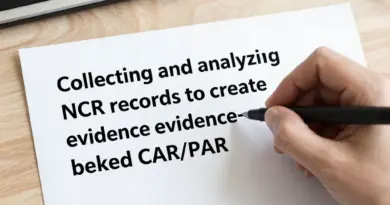 วิธีรวบรวมและวิเคราะห์ข้อมูลจากบันทึก NCR เพื่อสร้าง CAR/PAR ที่มีหลักฐานรองรับ
