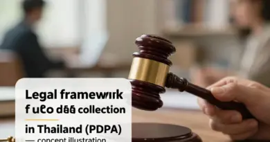 หลักการและกรอบกฎหมายที่เกี่ยวข้องกับการเก็บข้อมูลเสียงในไทย (PDPA, กฎหมายคุ้มครองข้อมูลส่วนบุคคล)