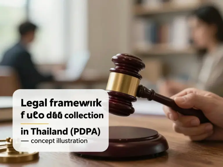 หลักการและกรอบกฎหมายที่เกี่ยวข้องกับการเก็บข้อมูลเสียงในไทย (PDPA, กฎหมายคุ้มครองข้อมูลส่วนบุคคล)