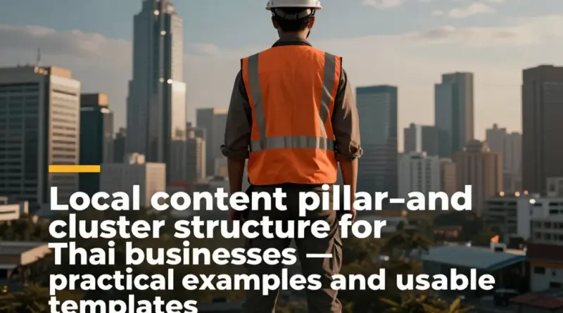 โครงสร้างคอนเทนต์ท้องถิ่น (Pillar & Cluster) สำหรับธุรกิจไทย: ตัวอย่างและเทมเพลตที่ใช้ได้จริง