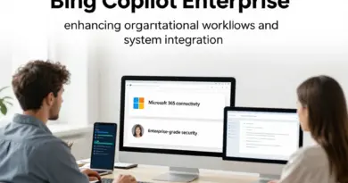 Bing Copilot Enterprise ให้ประโยชน์อย่างไรกับงานองค์กรและการรวมระบบ (การเชื่อมต่อ Microsoft 365 ความสามารถร่วมมือ ความปลอดภัยระดับองค์กร)