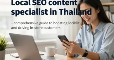 Local SEO Content Specialist ในประเทศไทย: คู่มือครบถ้วนเพื่อเพิ่มการมองเห็นท้องถิ่นและดึงลูกค้าเข้าร้าน