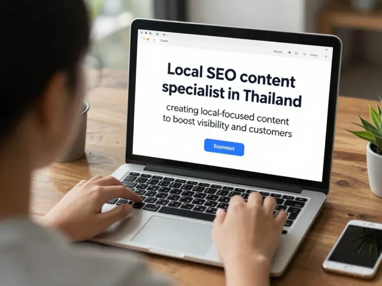 Local SEO Content Specialist ในไทย: เคล็ดลับสร้างคอนเทนต์ท้องถิ่นที่เพิ่มการมองเห็นและยอดลูกค้า
