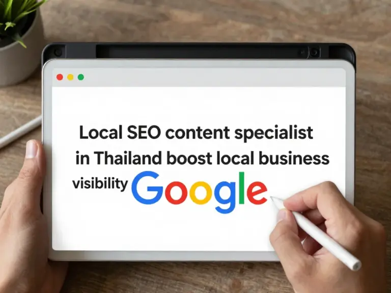 Local SEO Content Specialist ในไทย: เคล็ดลับเพิ่มการมองเห็นธุรกิจท้องถิ่นบน Google