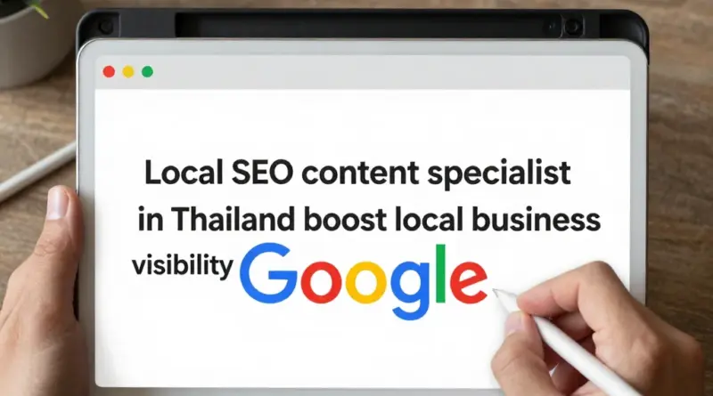 Local SEO Content Specialist ในไทย: เคล็ดลับเพิ่มการมองเห็นธุรกิจท้องถิ่นบน Google