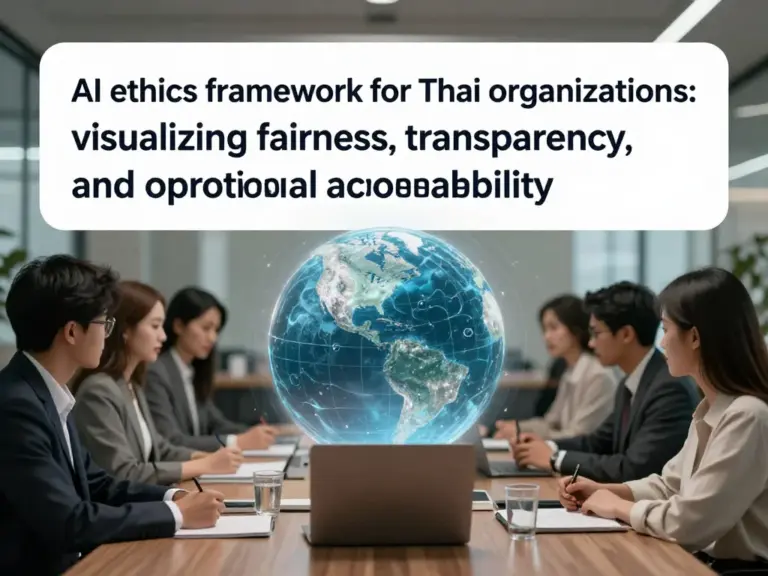 กรอบ AI Ethics สำหรับองค์กรไทย: แนวทางการสร้างความเที่ยงธรรม ความโปร่งใส และการรับผิดชอบเชิงปฏิบัติการ