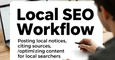 กระบวนการปฏิบัติสำหรับ Local SEO: การติดป้ายประกาศ การระบุแหล่งที่มา และการปรับแต่งคอนเทนต์เพื่อผู้ค้นหาท้องถิ่น