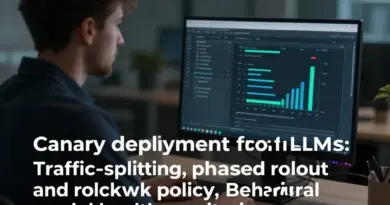 กลยุทธ์ Canary Deployment สำหรับ LLM: การกำหนด traffic split, rollout strategy, rollback policy, และการตรวจสอบสุขภาพโมเดลแบบเชิงพฤติกรรม