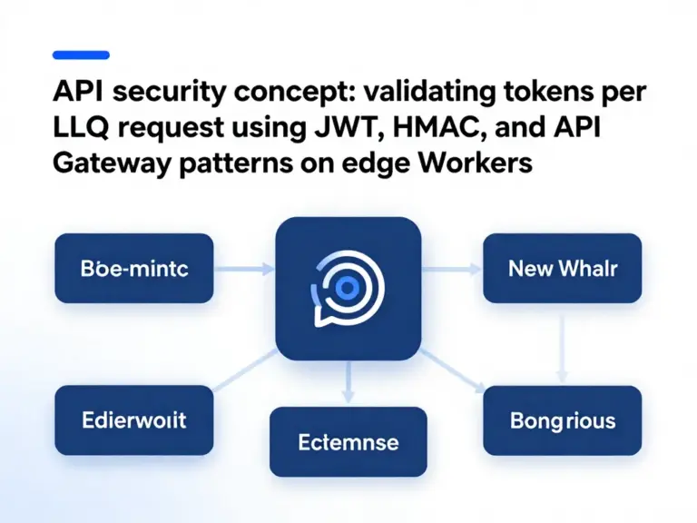 การตรวจสอบและยืนยัน token ต่อคำขอ LLM API: วิธีการใช้ JWT, HMAC และ API Gateway patterns บน Workers