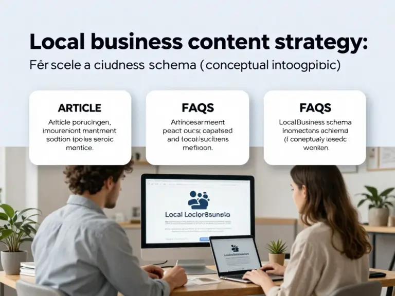 การสร้างคอนเทนต์ท้องถิ่นที่มีคุณค่า: โครงสร้างบทความ, FAQ และการใช้ Schema LocalBusiness