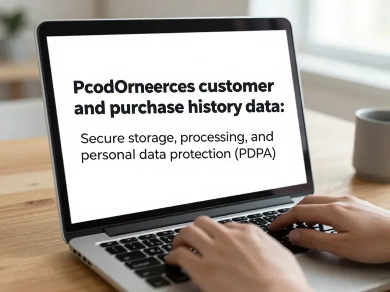 การเตรียมข้อมูลลูกค้าและประวัติการซื้อใน WooCommerce: การจัดเก็บ ประมวลผล และปกป้องข้อมูลส่วนบุคคล (PDPA)