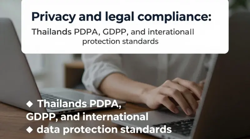 ความเป็นส่วนตัวและการปฏิบัติตามกฎหมาย: การรองรับ PDPA ของไทย GDPR และมาตรฐานการคุ้มครองข้อมูลระหว่างประเทศ