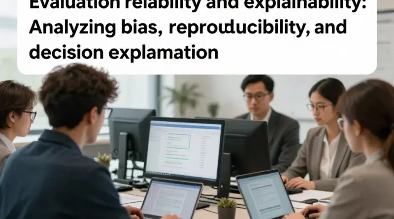ความแม่นยำของการประเมินและความโปร่งใส (Evaluation Reliability & Explainability) — วิเคราะห์ bias, reproducibility, และการให้คำอธิบายผลการตัดสินใจ