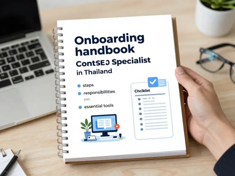 คู่มือ Onboarding สำหรับ Local SEO Content Specialist ในประเทศไทย: ขั้นตอน งานความรับผิดชอบ และเครื่องมือที่ต้องรู้