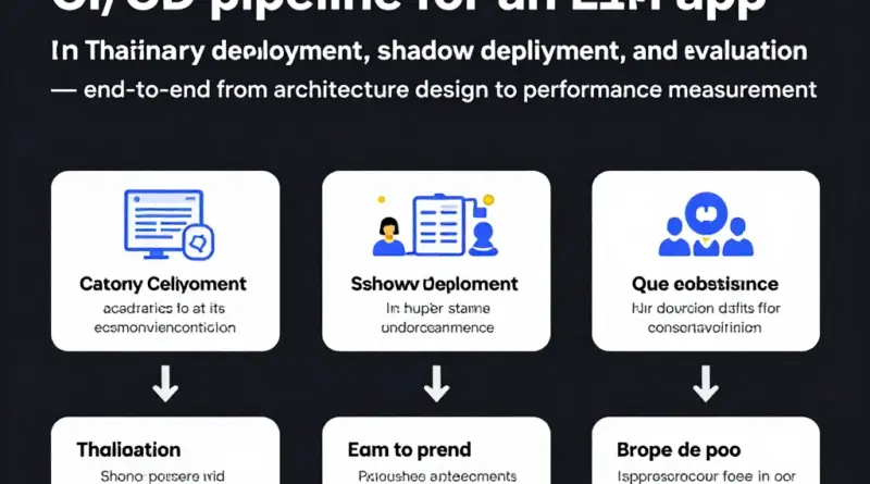 ทำ CI/CD สำหรับแอป LLM ในไทยด้วย Canary Deployment + Shadow Deployment + Evals: แนวทางครบวงจรจากการออกแบบสถาปัตยกรรมถึงการวัดผลเชิงประสิทธิภาพ
