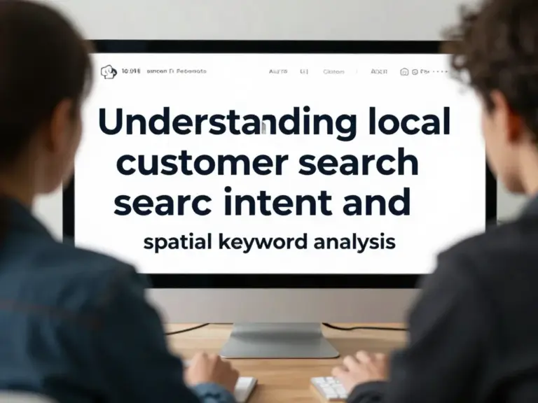 ทำความเข้าใจ Search Intent ของลูกค้าท้องถิ่นและการวิเคราะห์คีย์เวิร์ดเชิงพื้นที่