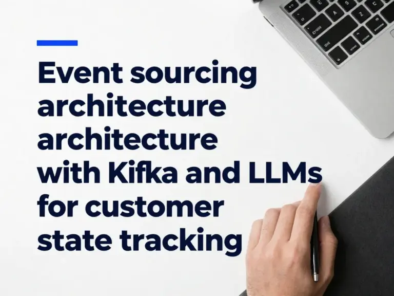 ทำความเข้าใจเจตนาของผู้ค้นหาและข้อกำหนดพื้นฐาน: ทำไมต้องใช้ Event Sourcing กับ Kafka และ LLM ในระบบติดตามสถานะลูกค้า