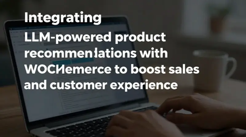 ทำไมการรวมระบบแนะนำสินค้าด้วย LLM กับ WooCommerce จึงสำคัญต่อการเพิ่มยอดขายและประสบการณ์ลูกค้า