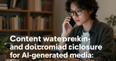 นโยบาย Content Watermarking และ Disclosure เมื่อใช้ AI สร้างสื่อ: แนวทางปฏิบัติสำหรับ Local SEO Content Specialist ในไทย