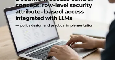 มาตรการควบคุมสิทธิ์เอกสาร: Row-level Security + Attribute-based Access กับ LLM — แนวทางออกแบบ ปฏิบัติ และตัวอย่างใช้งานเชิงนโยบาย